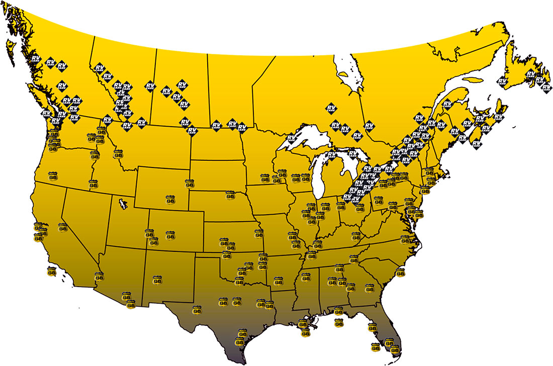 RV Care Coverage Map