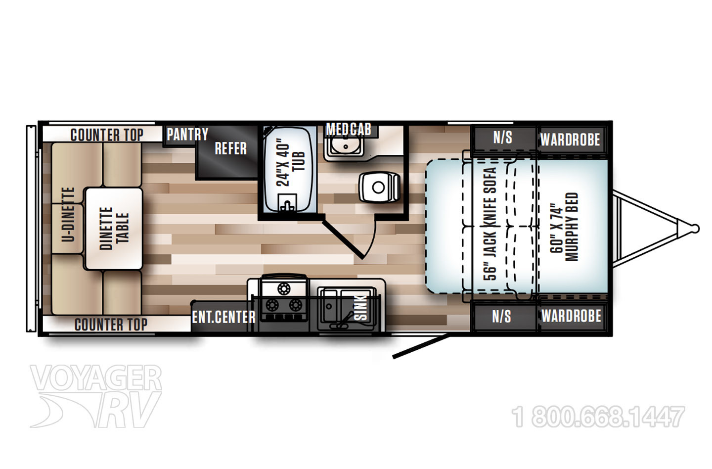 2024 Keystone Passport 190RD Floorplan