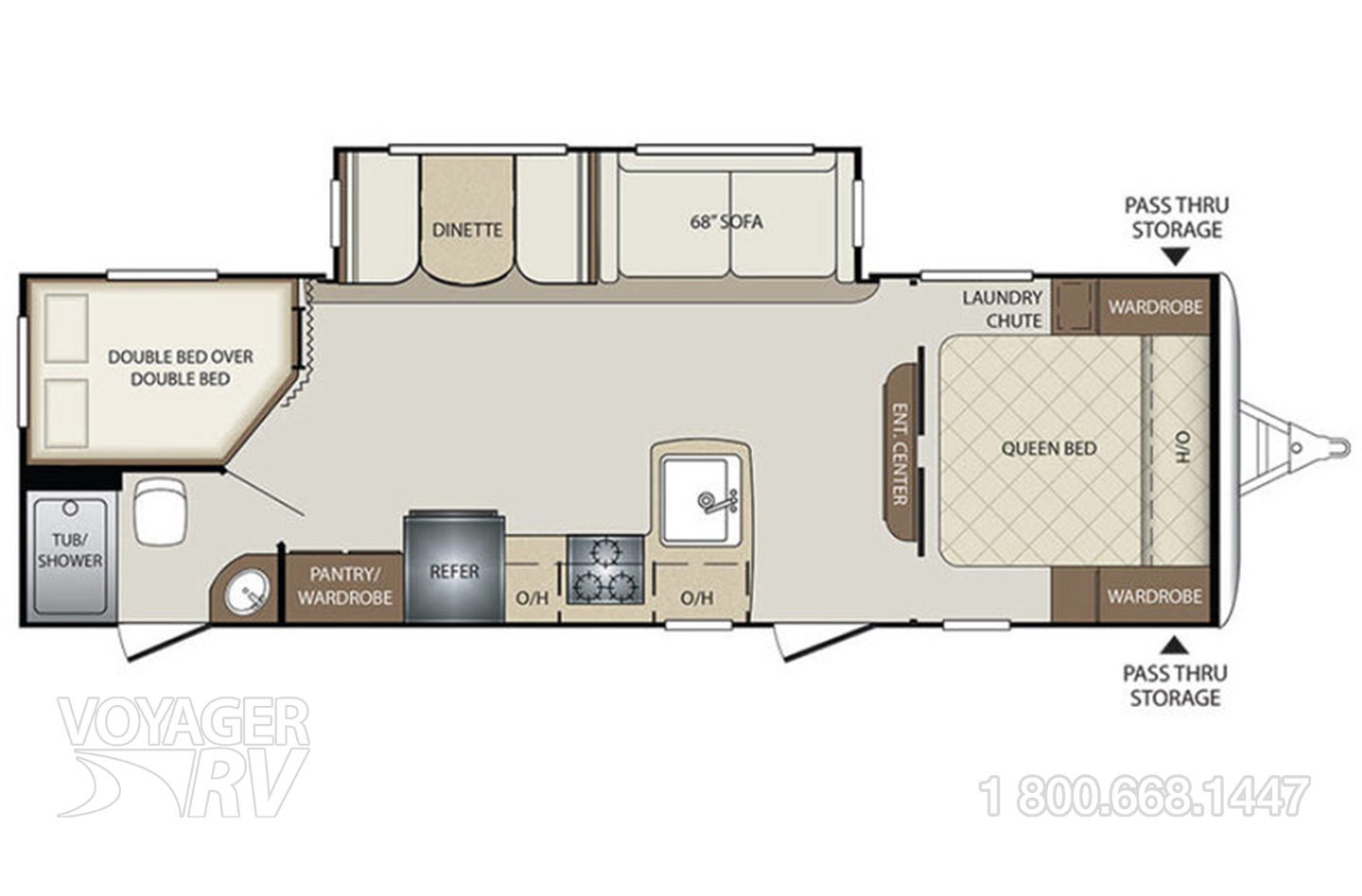 2025 Jayco Jay Flight SLX 260BHW Floorplan