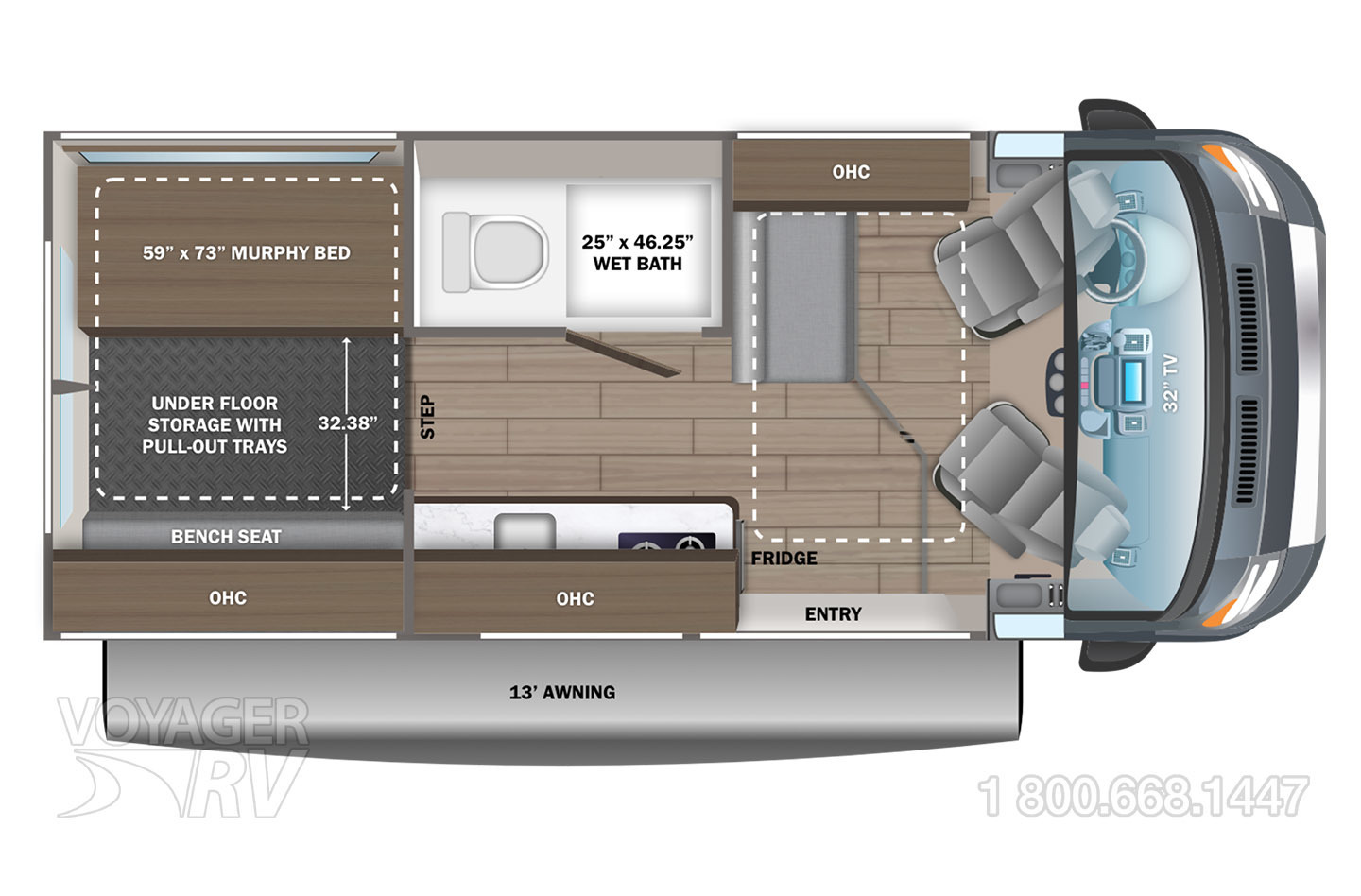 2025 Jayco Swift 20E Floorplan