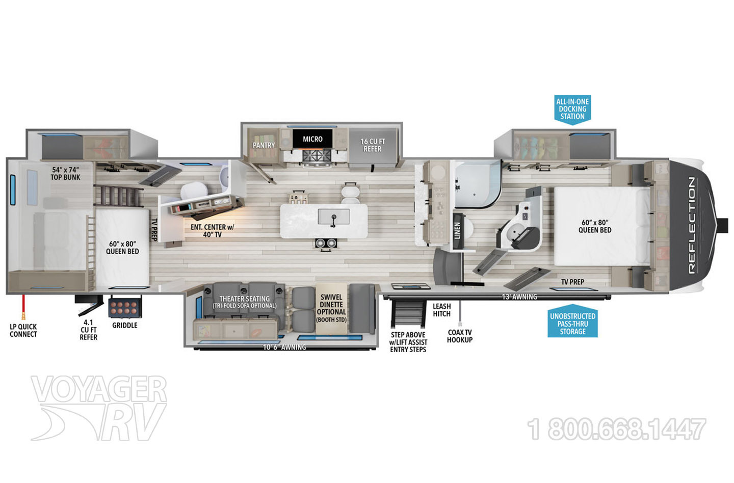 2025 Grand Design Influence 3804DS Floorplan