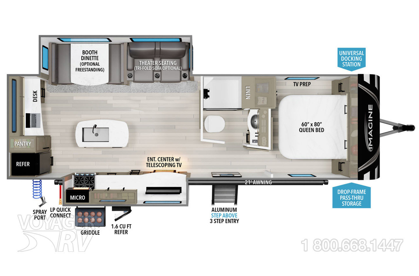 2024 Jayco White Hawk 27RK Floorplan