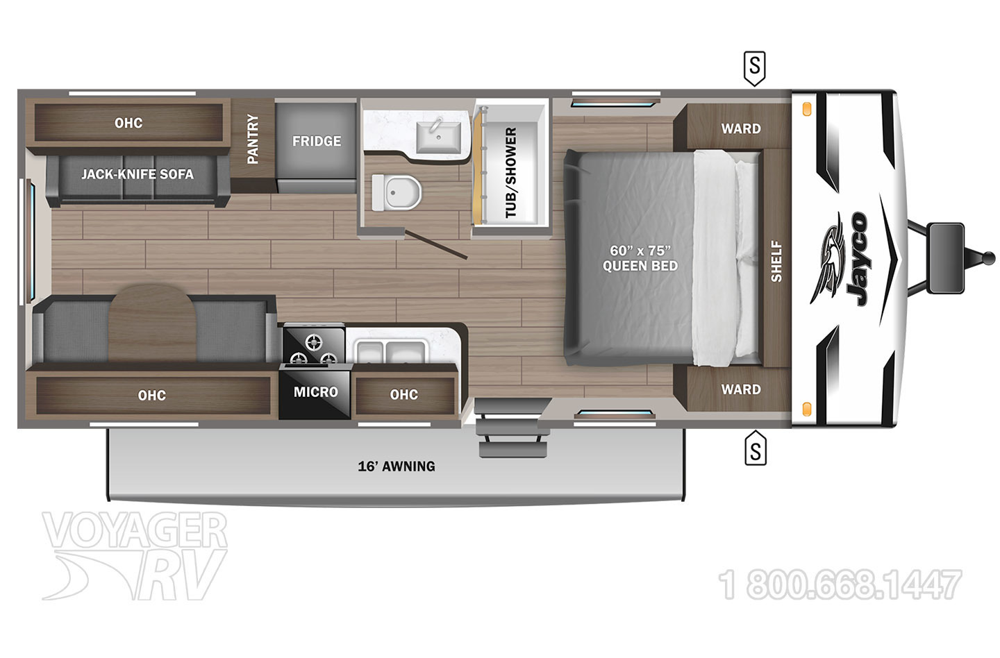 2025 Keystone Passport 224RKWE Floorplan