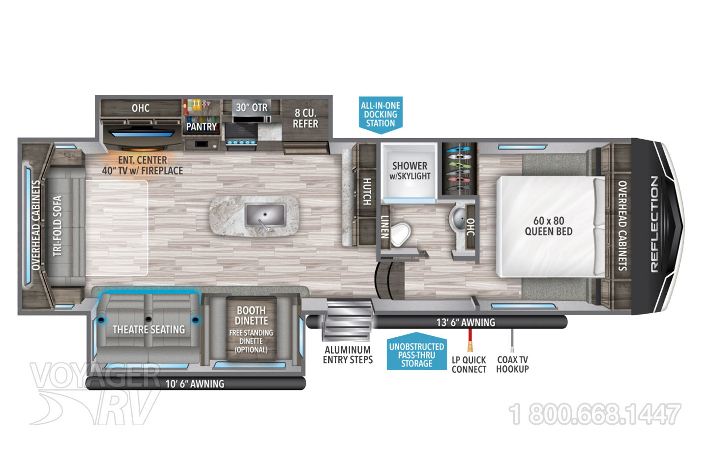 2020 Grand Design Reflection 273MK Floorplan