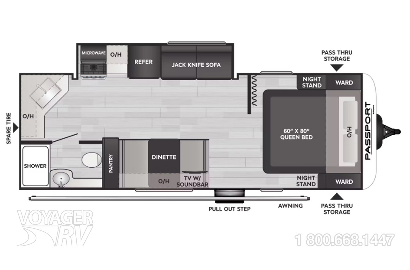 2020 Lance 2465  Floorplan