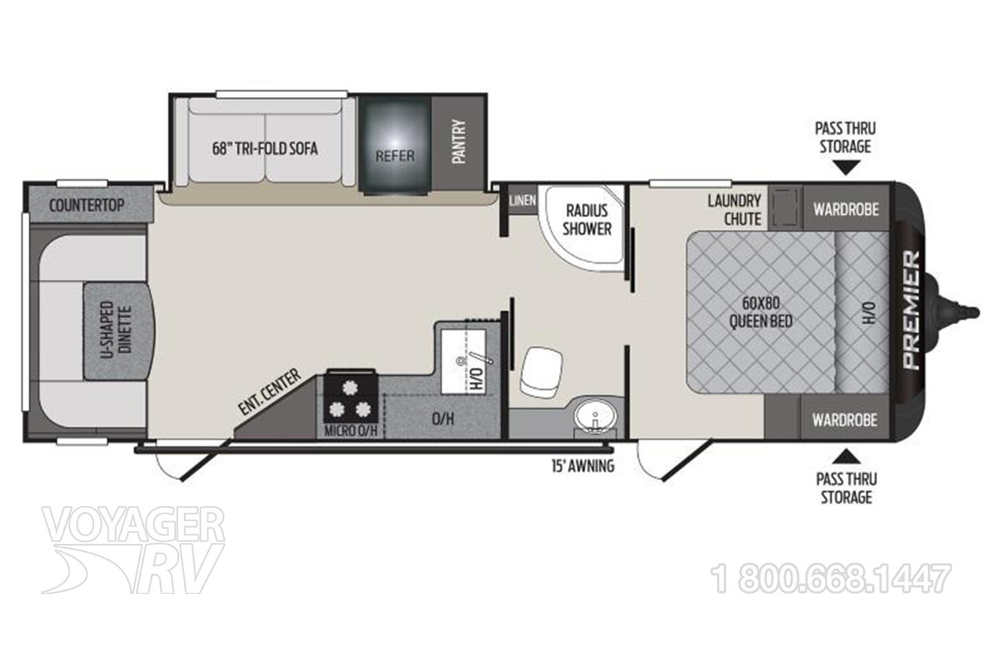 2021 Grand Design Imagine 2670MK Floorplan