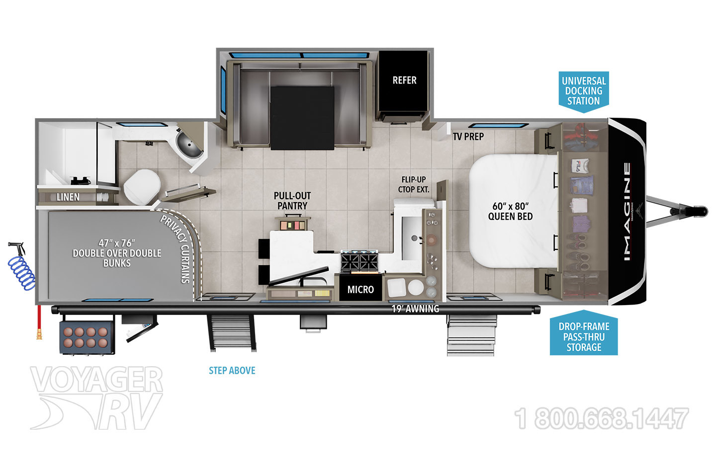 2025 Keystone Passport SL 229BHWE Floorplan