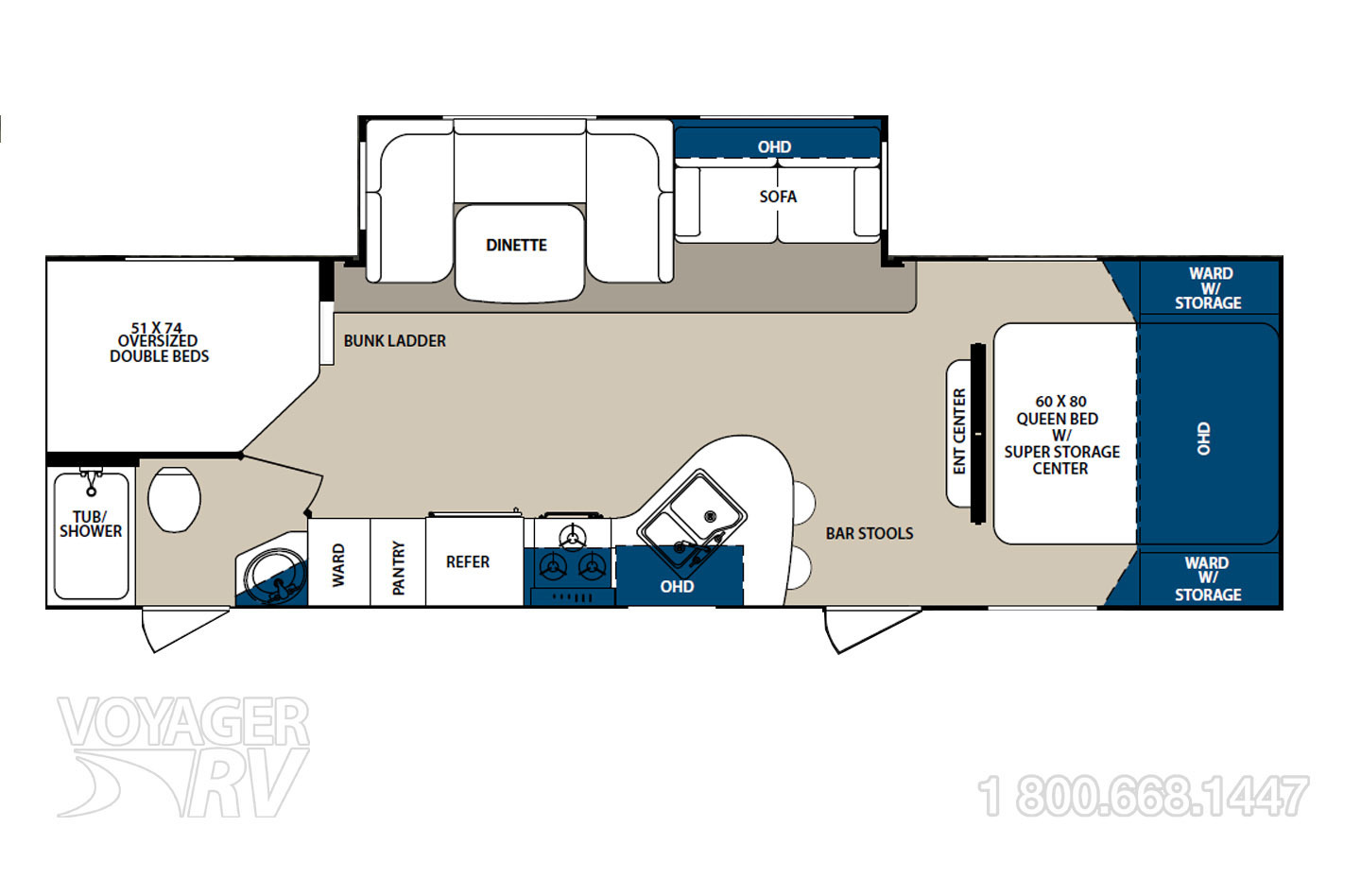 2021 Jayco Jay Flight 264BHW BAJA Floorplan