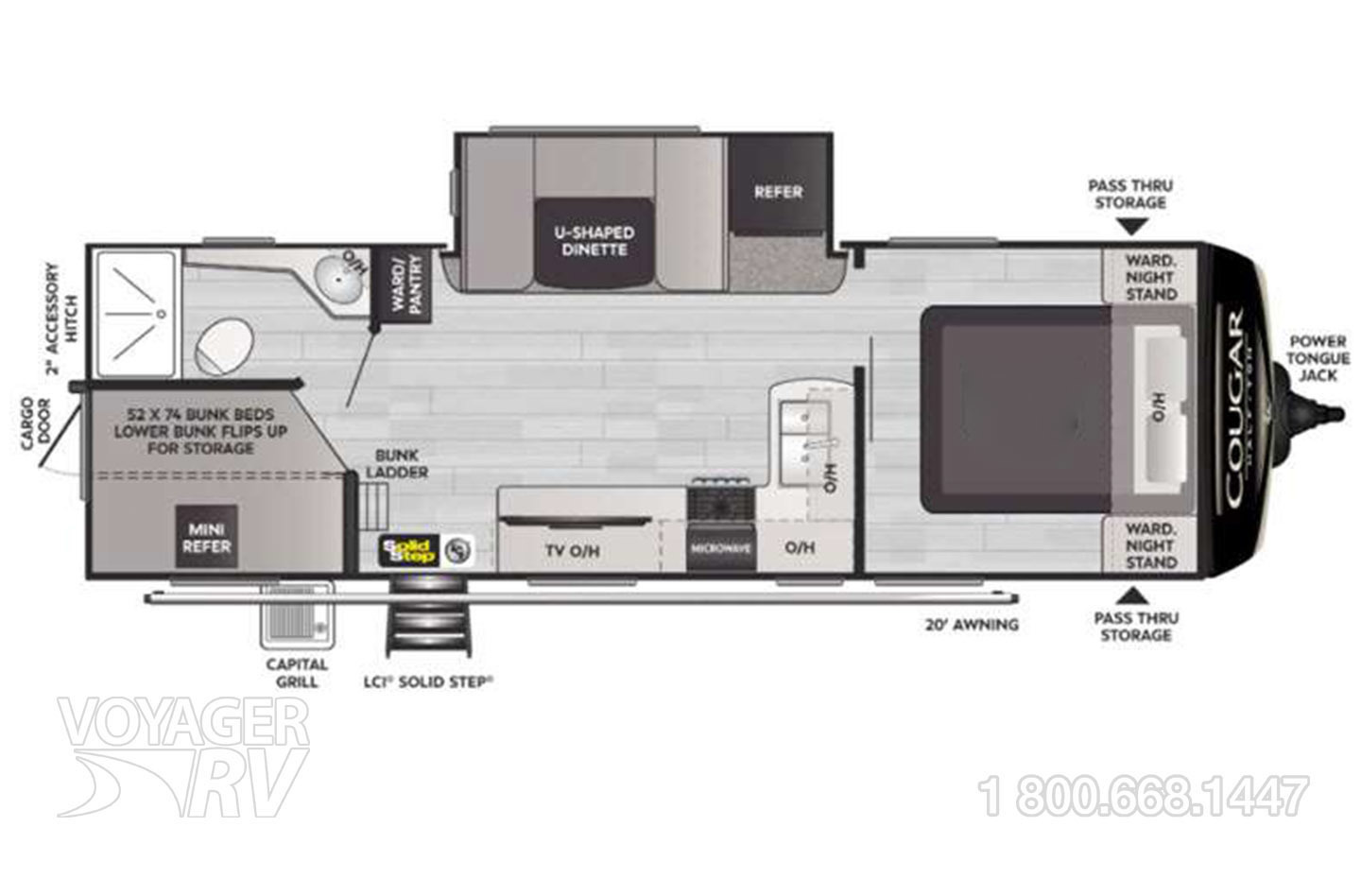 2025 Jayco Jay Flight SLX 260BHW Floorplan