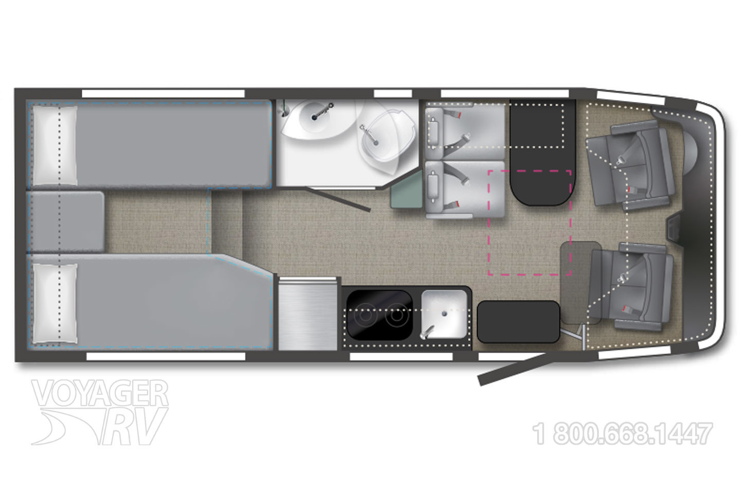 2023 Jayco Melbourne 24L Floorplan