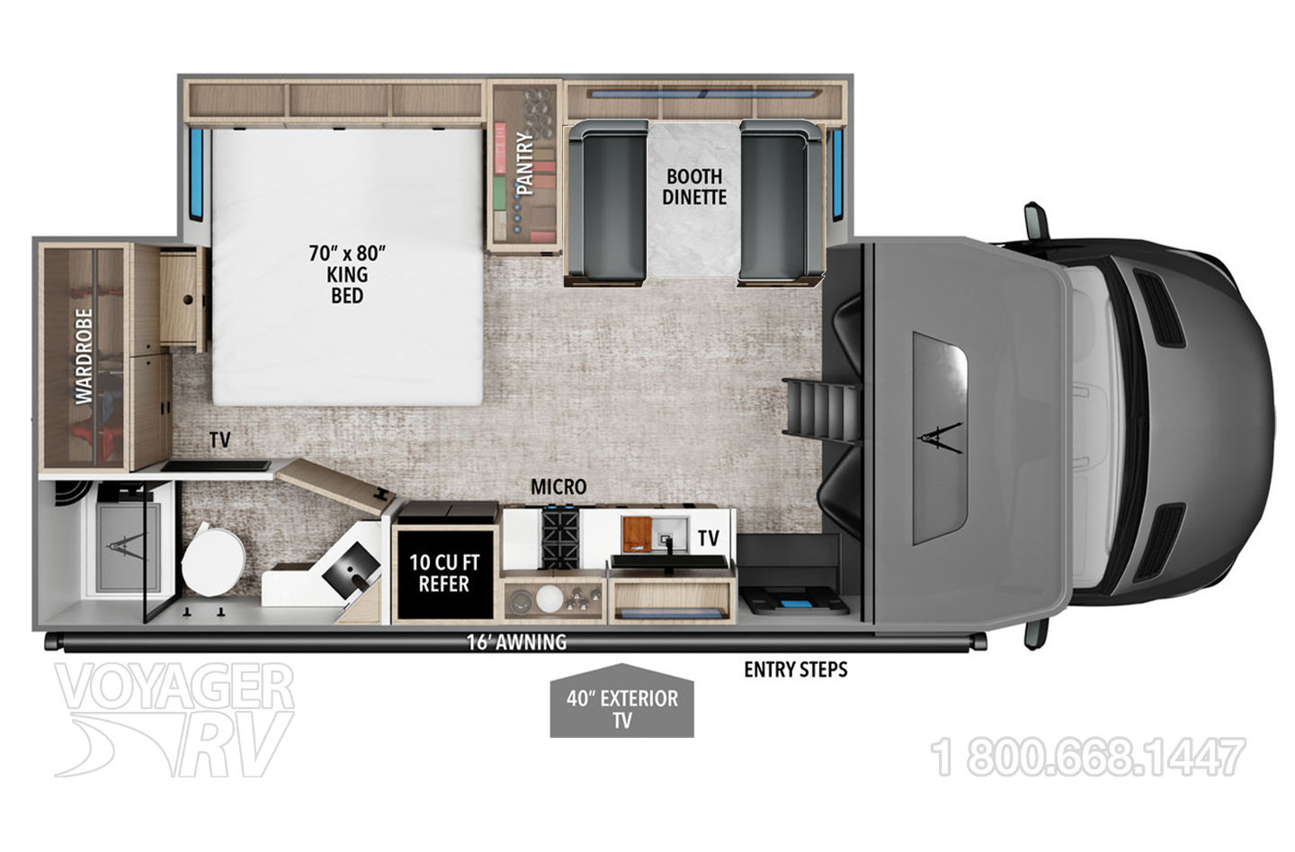 2025 Grand Design Lineage Series M 25FW Floorplan