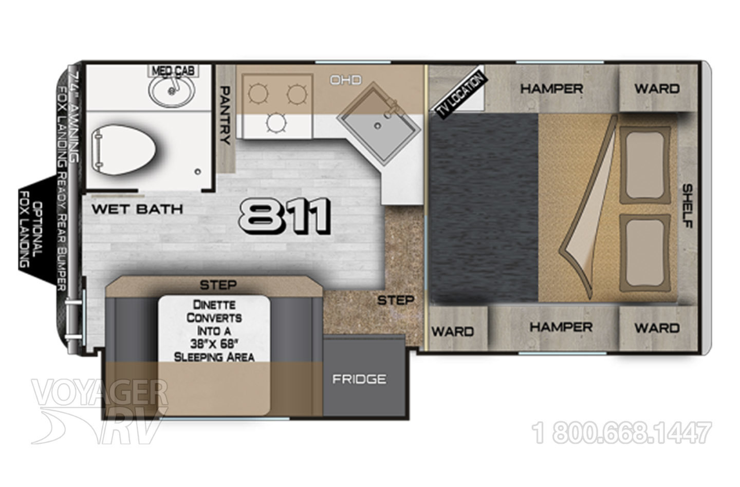 2023 Forest River Palomino HS2902 Floorplan