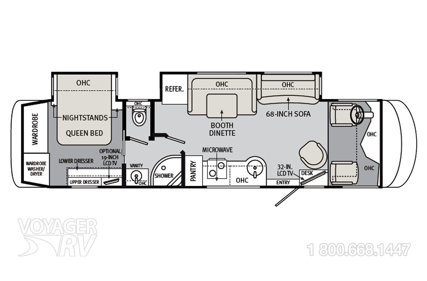 2012 Monaco Vesta  35PBD Floorplan