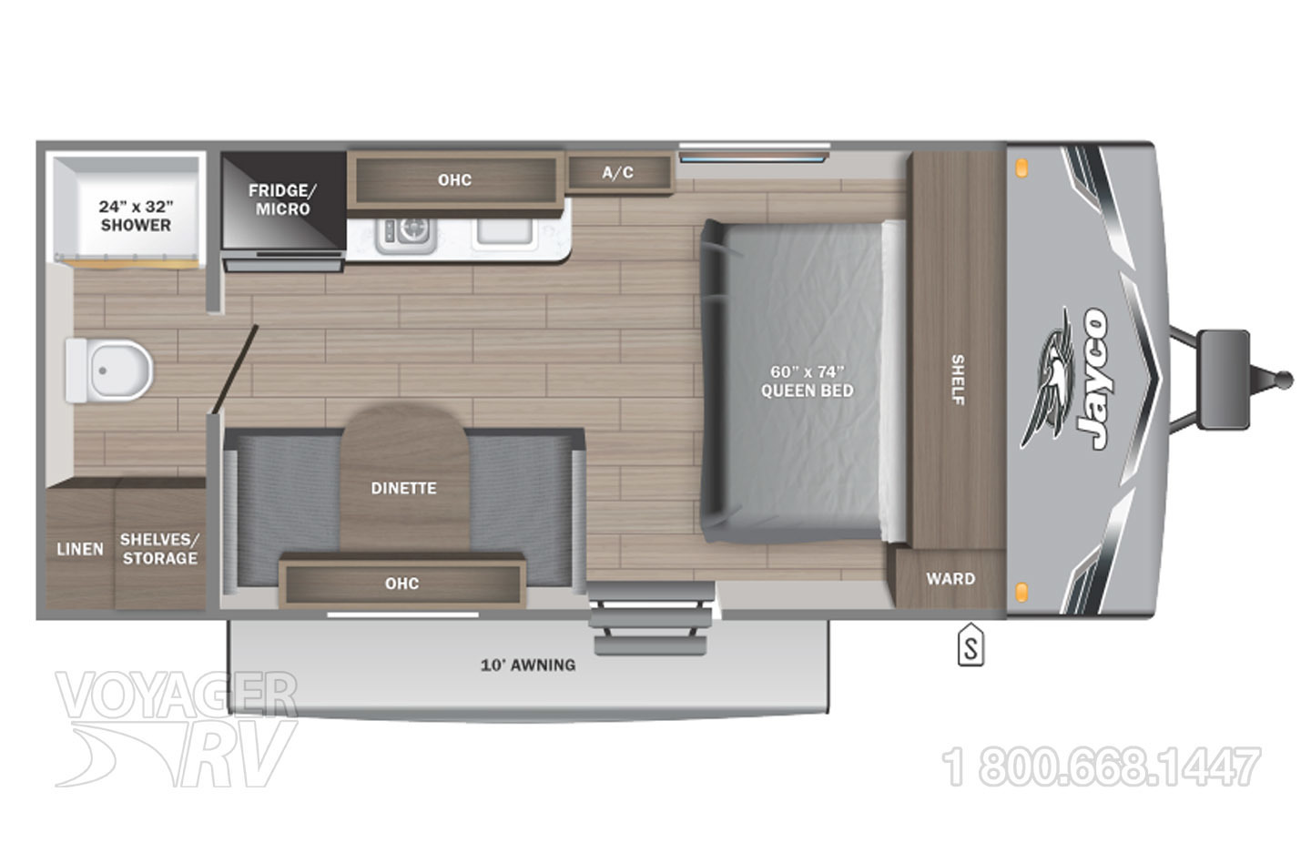 2025 Jayco Jay Flight SLX 170FQW SPORT Floorplan