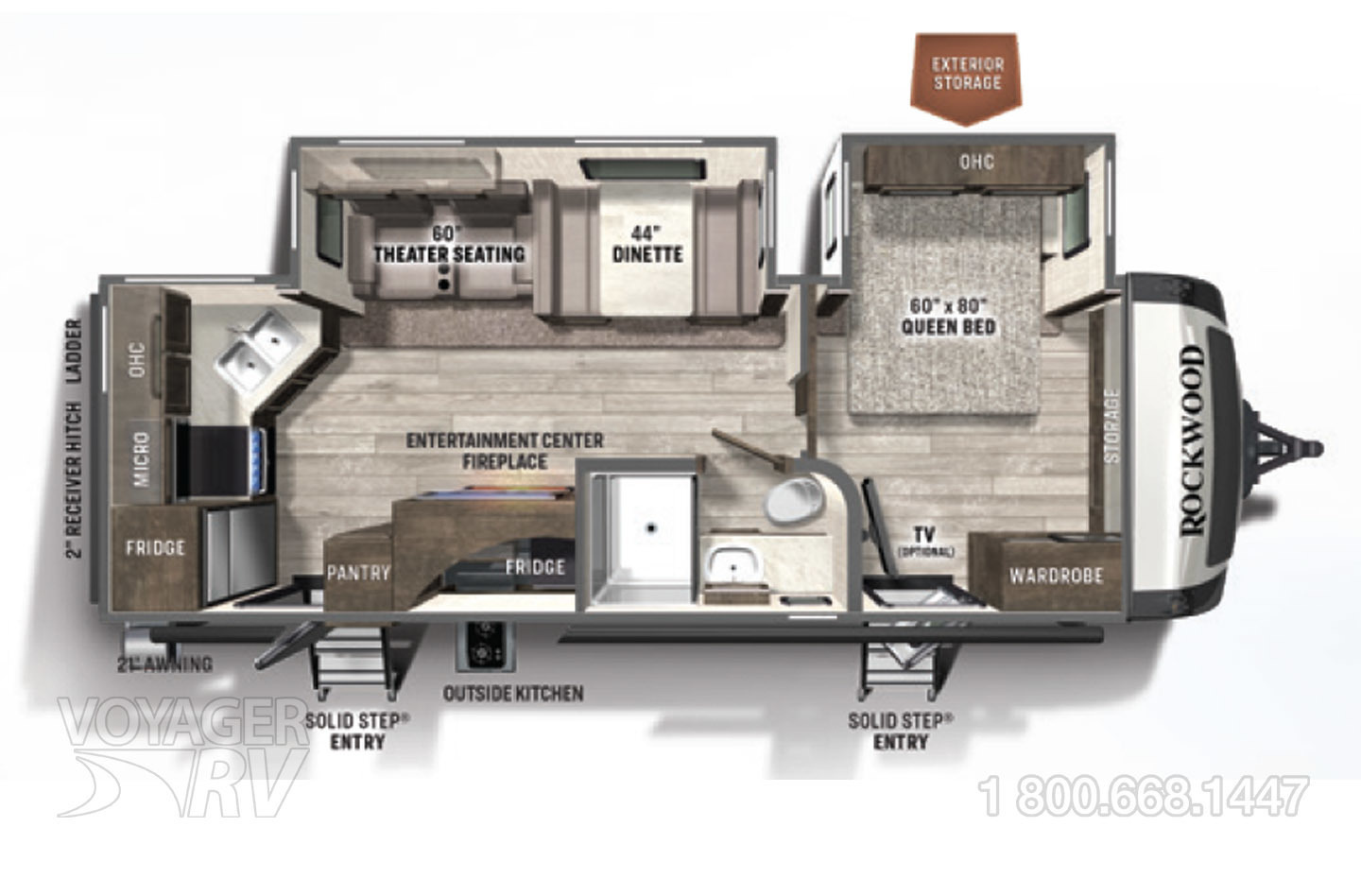 2024 Grand Design Imagine 2500RL Floorplan