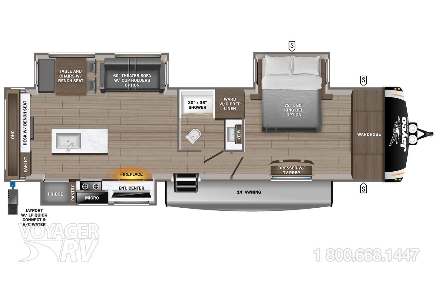 2025 Jayco Eagle HT 320MKTS Floorplan