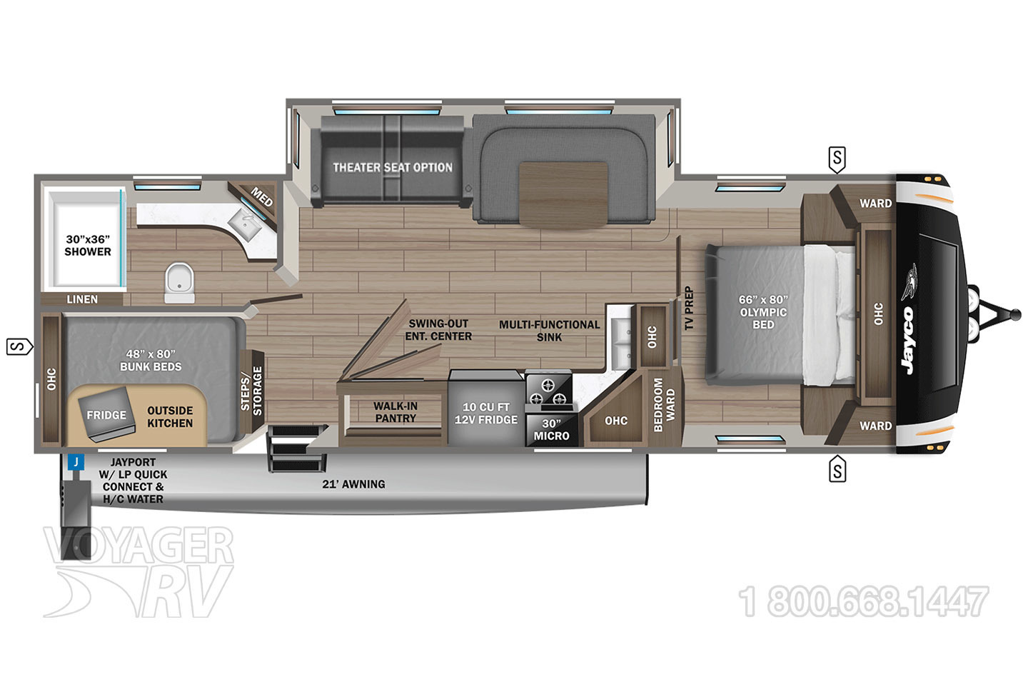 2025 Jayco Eagle HT 284BHOK Floorplan