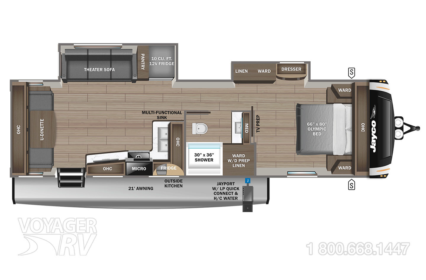 2025 Jayco Eagle 295RUCD Floorplan