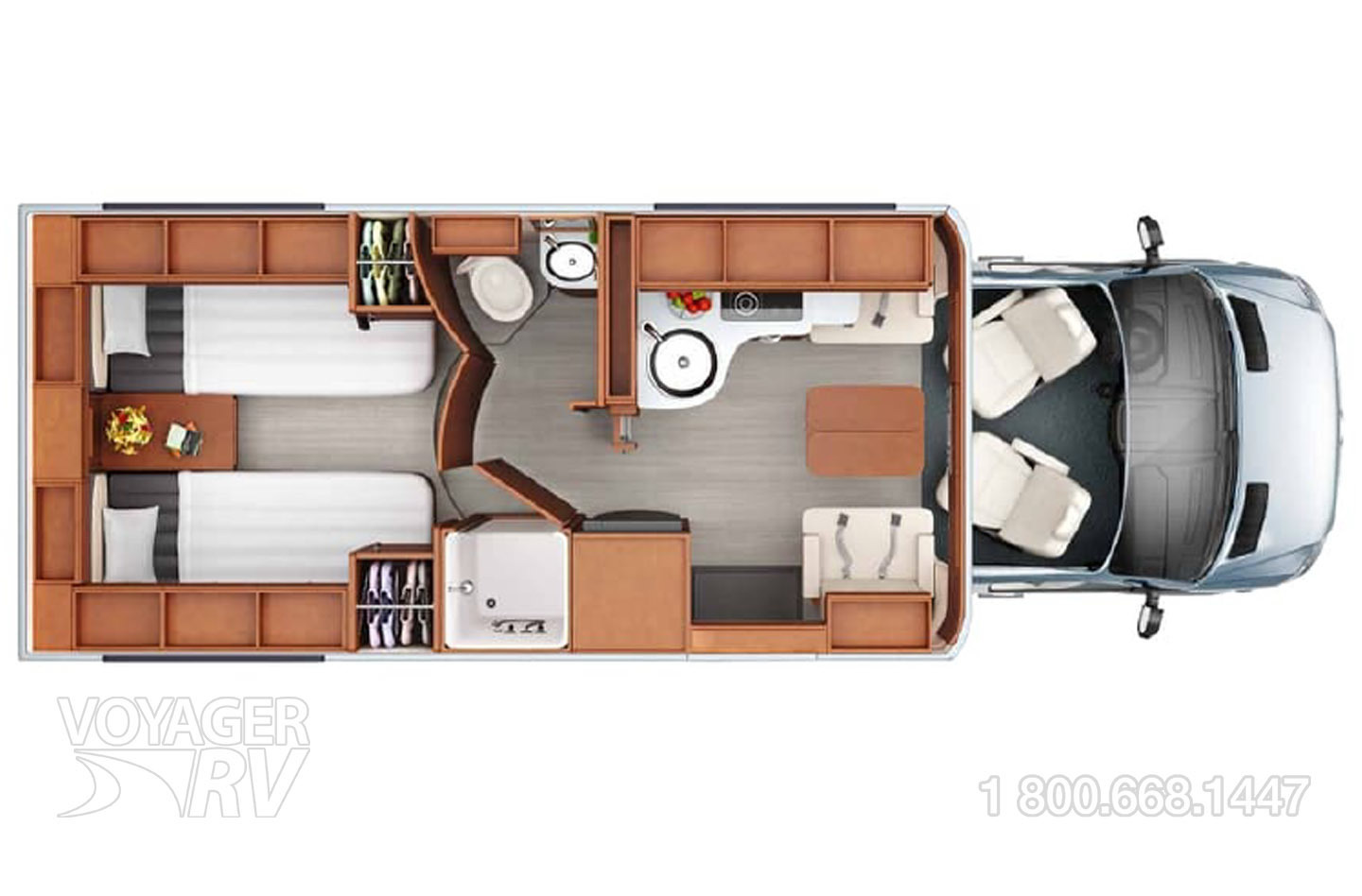 2018 Leisure Travel Unity U24TB Floorplan