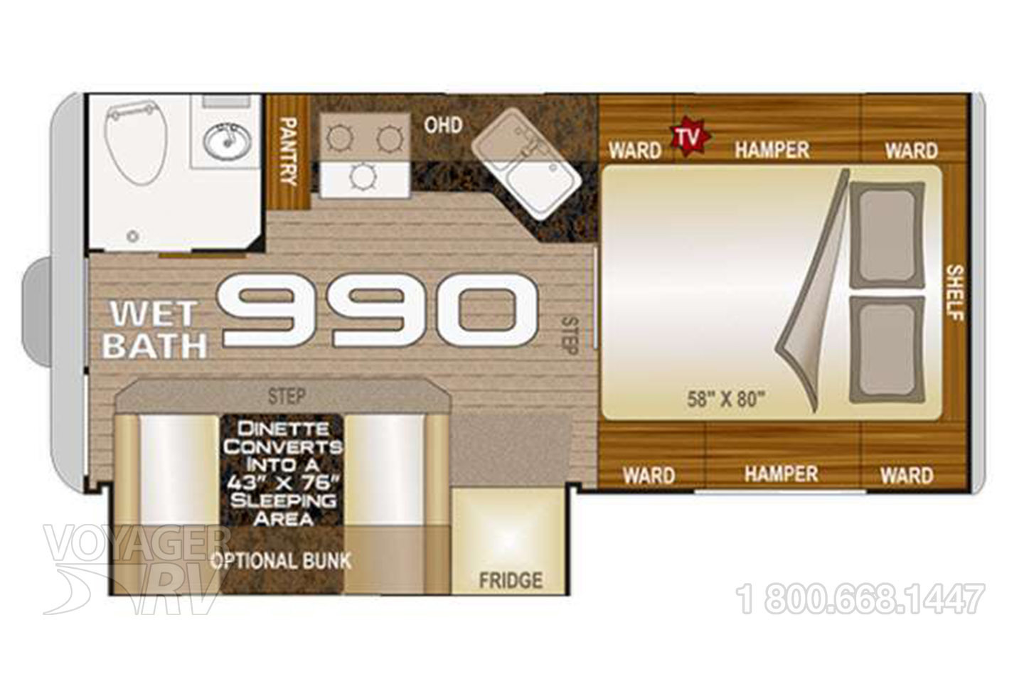 2023 Northern Lite 10.2EX Dry Bath Limited Edition Floorplan