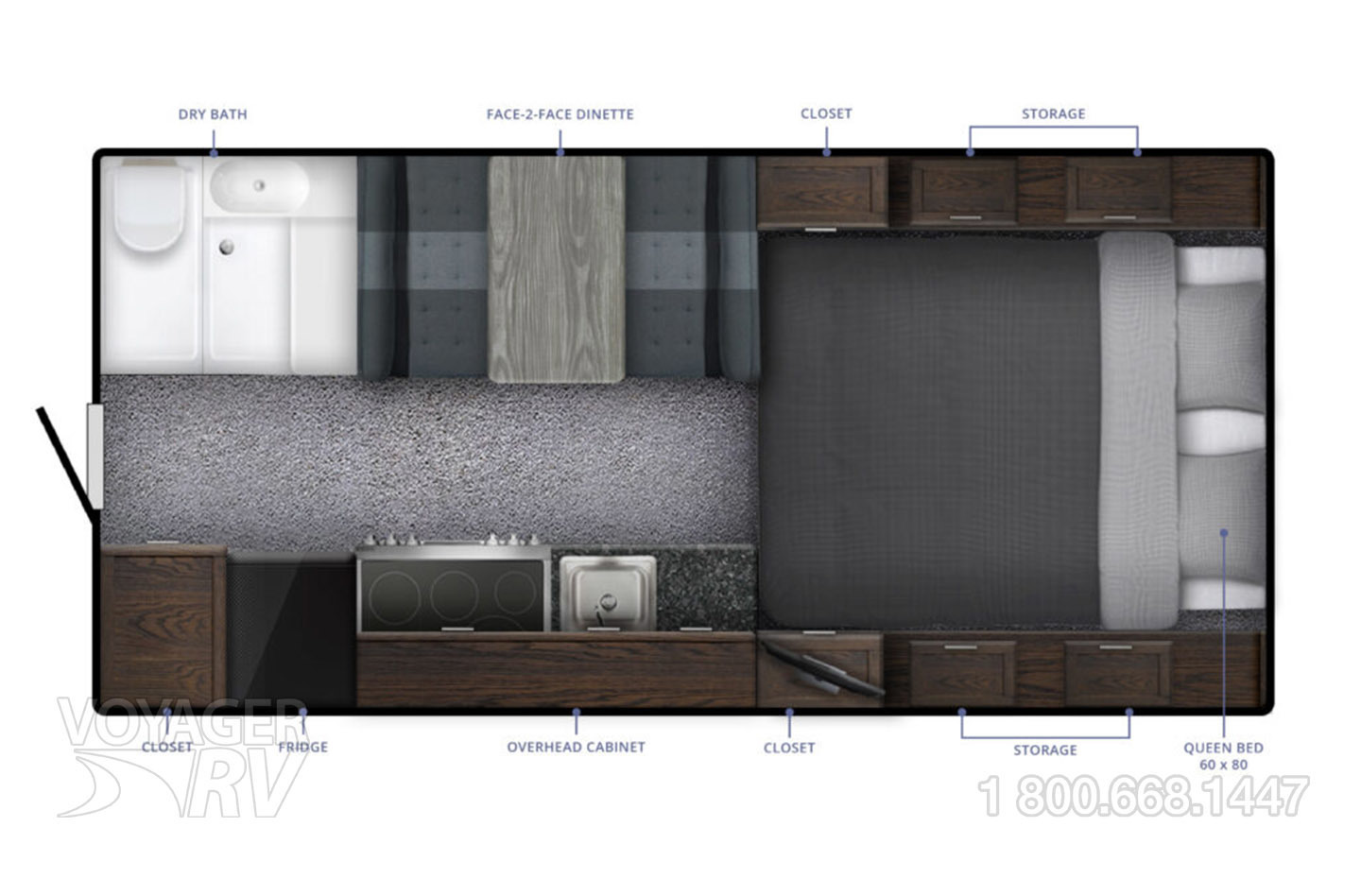 2025 Northern Lite 8.11 EX Dry Bath Limited Edition Floorplan