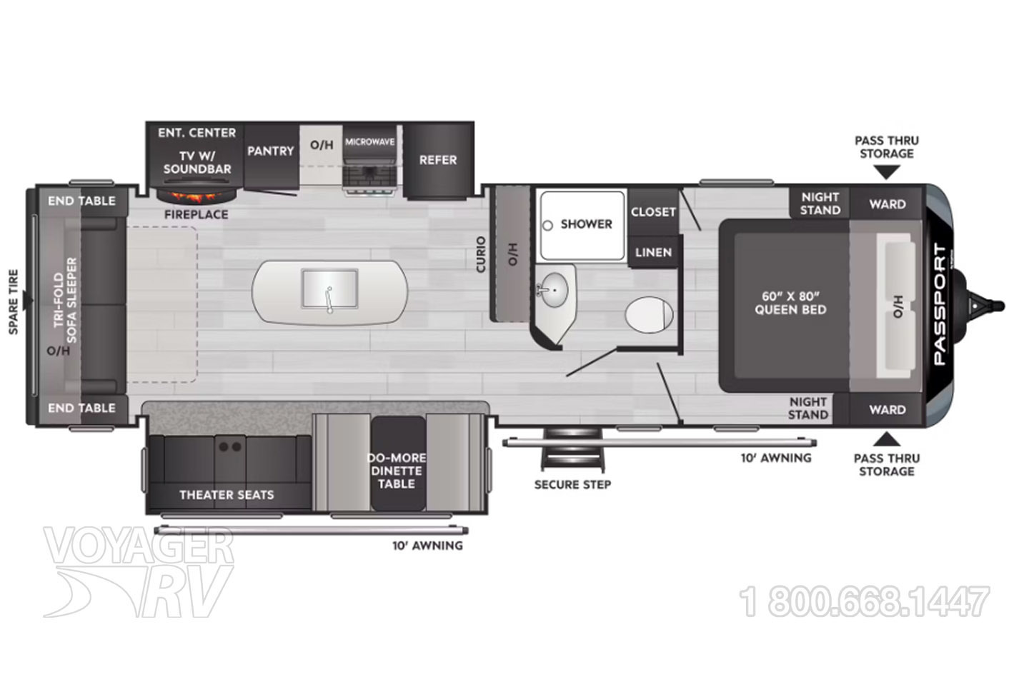 2020 Lance 2375  Floorplan