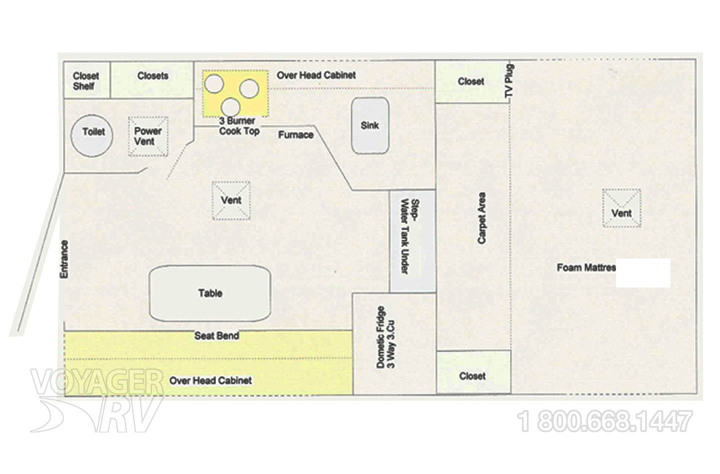 2021 Westland  Travelaire 76 Floorplan