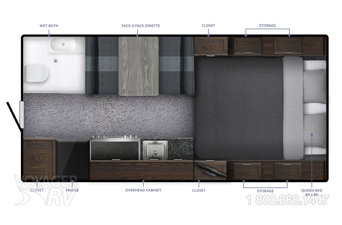 2025 Northern Lite 8.11 EX Wet Bath Limited Edition Floorplan