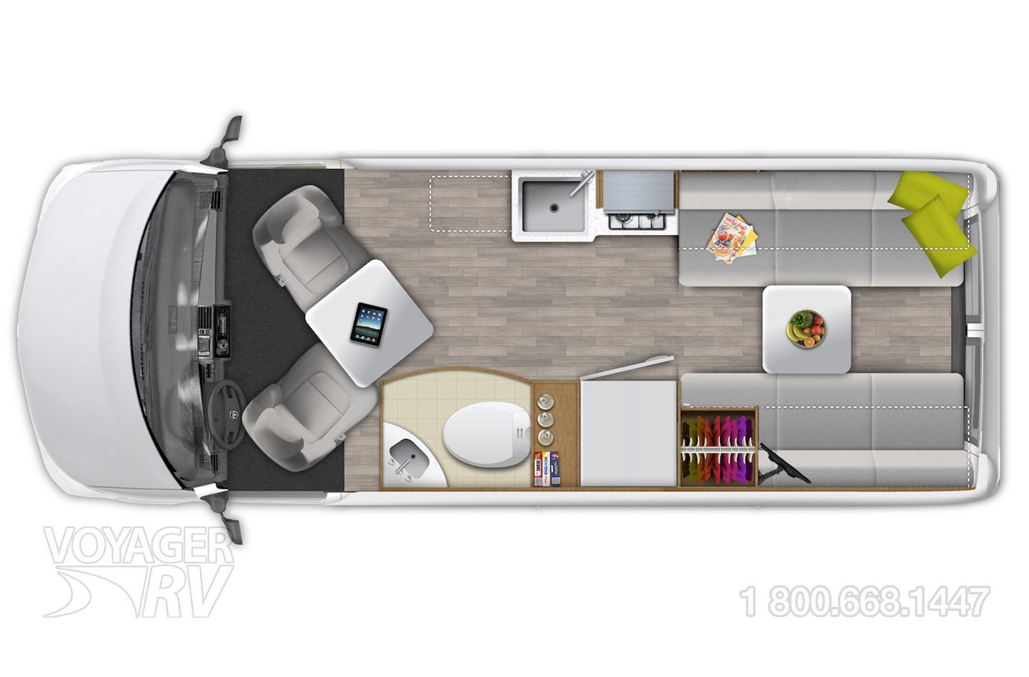 2025 Roadtrek Play + Floorplan