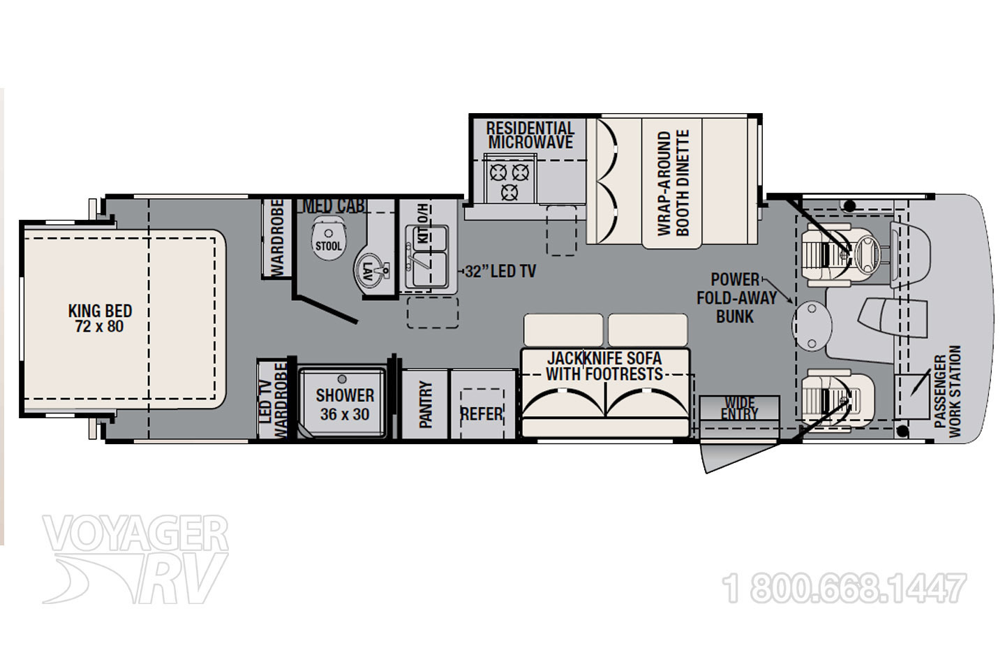 2017 Forest River FR3  28DS Floorplan