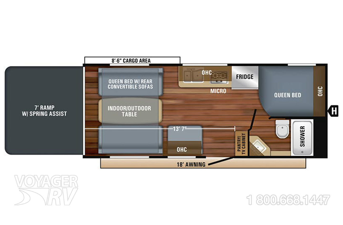 2019 Jayco Octane 222 Floorplan