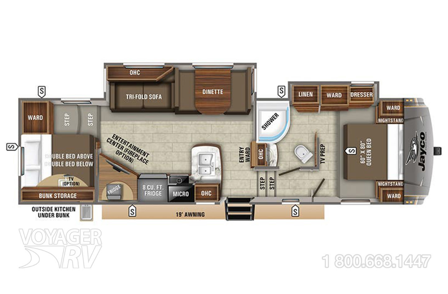 2020 Jayco Eagle HT 295BHDS Floorplan